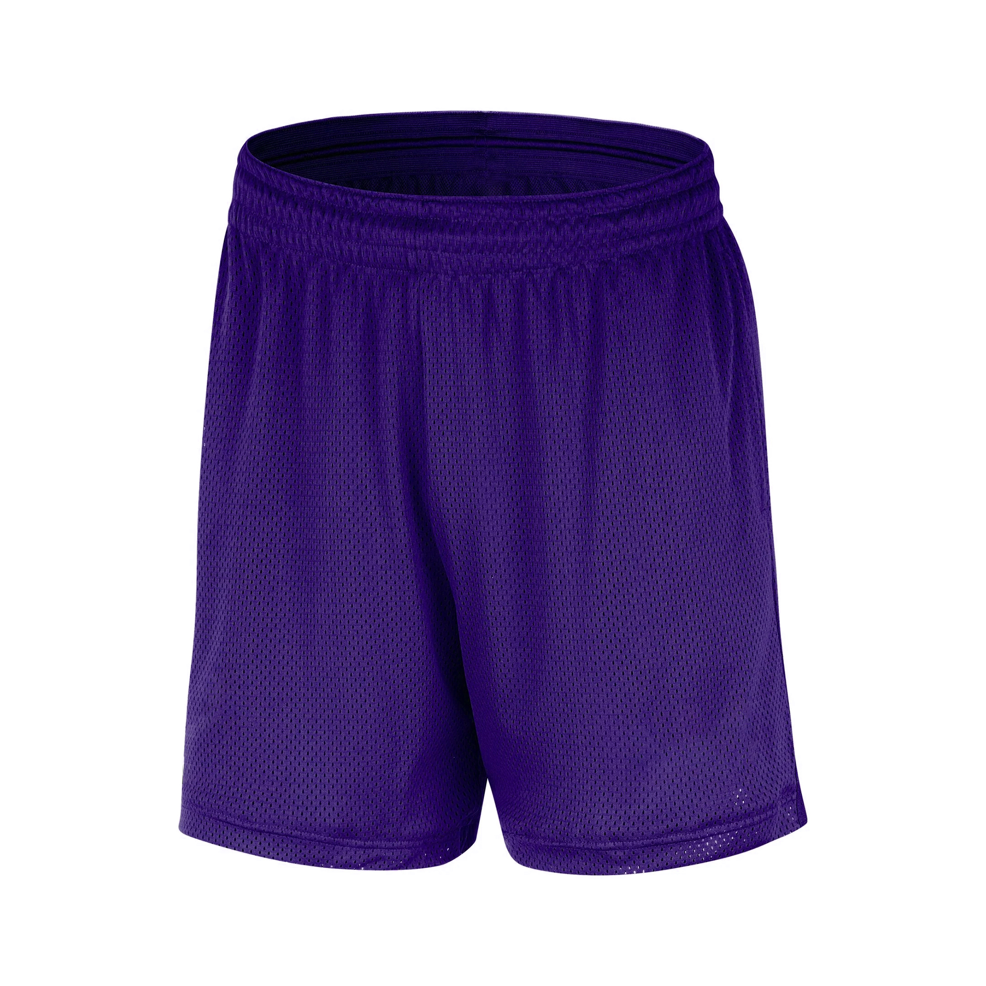 Mesh Shorts-3 Men’s Mesh Sports Shorts – Purple - Image 1