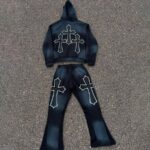 Custom Unisex Acid Wash Tracksuit - Image 3