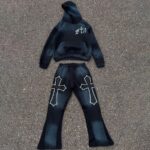 Custom Unisex Acid Wash Tracksuit - Image 2